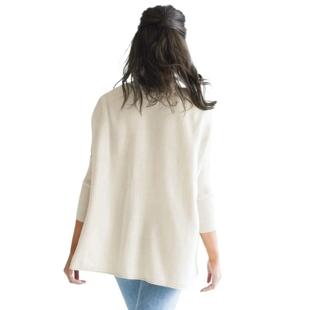 Mersea Catalina Crew Neck Traveler Sweater‎ in Sand Size 0S